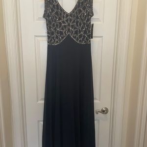 Jkrara Navy Blue Brand New Gown Size 6